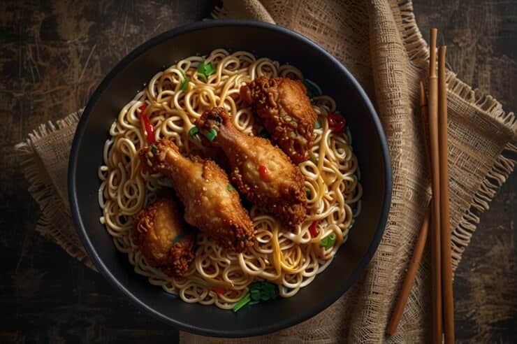 تصویر 4 از نودل  گوشت مرغ + فروش عمده